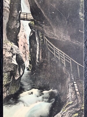 Österreich Ansichtskarte Liechtensteinklamm / Hoher Steig / Marie Uray St Johann