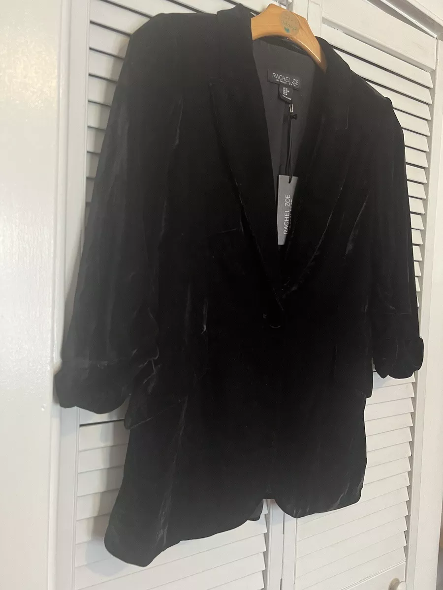 Rachel zoe shop velvet suit