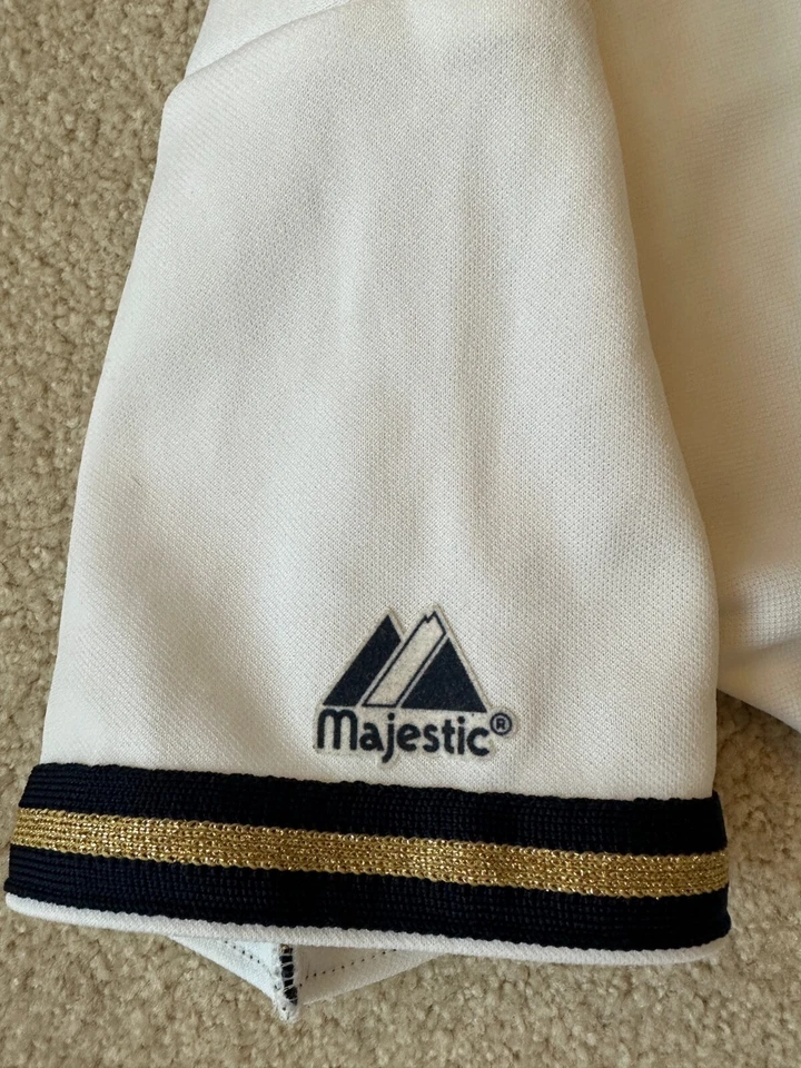 Milwaukee Brewers Zack Greinke Baseball Jersey Majestic Youth Sz Medium - Image 4 of 4