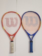 Wilson US Open 21 Junior Tennis Racquet 21" - Blue and White