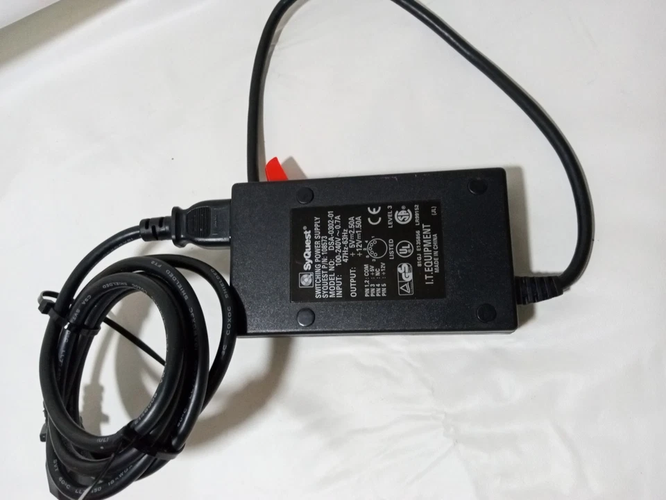 SYQUEST P/N 108573 Switching Power Supply Model DSA-0302-01 - Pre-owned - Image 4 of 4