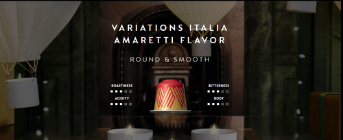 ITALIA AMARETTI Nespresso Coffee Pods 