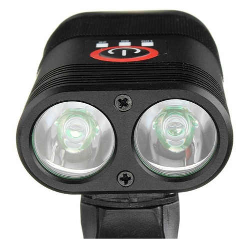 Linterna frontal recargable de carretera USB 3000 LM doble LED IP65 - Imagen 8 de 11
