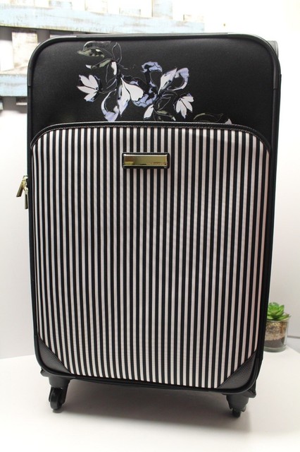 floral spinner luggage