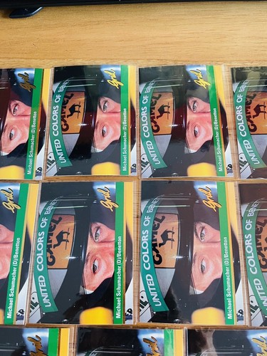 1992 MICHAEL SCHUMACHER Rookie Card LOT #2 - 第 3/8 張圖片