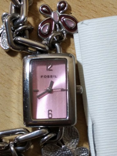 Fossil orologio donna argento rettangolare classic | eBay