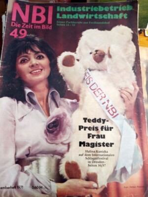 nbi neue berliner illustrierte, Nr.49/1971. Cover: Halina Kunicka.