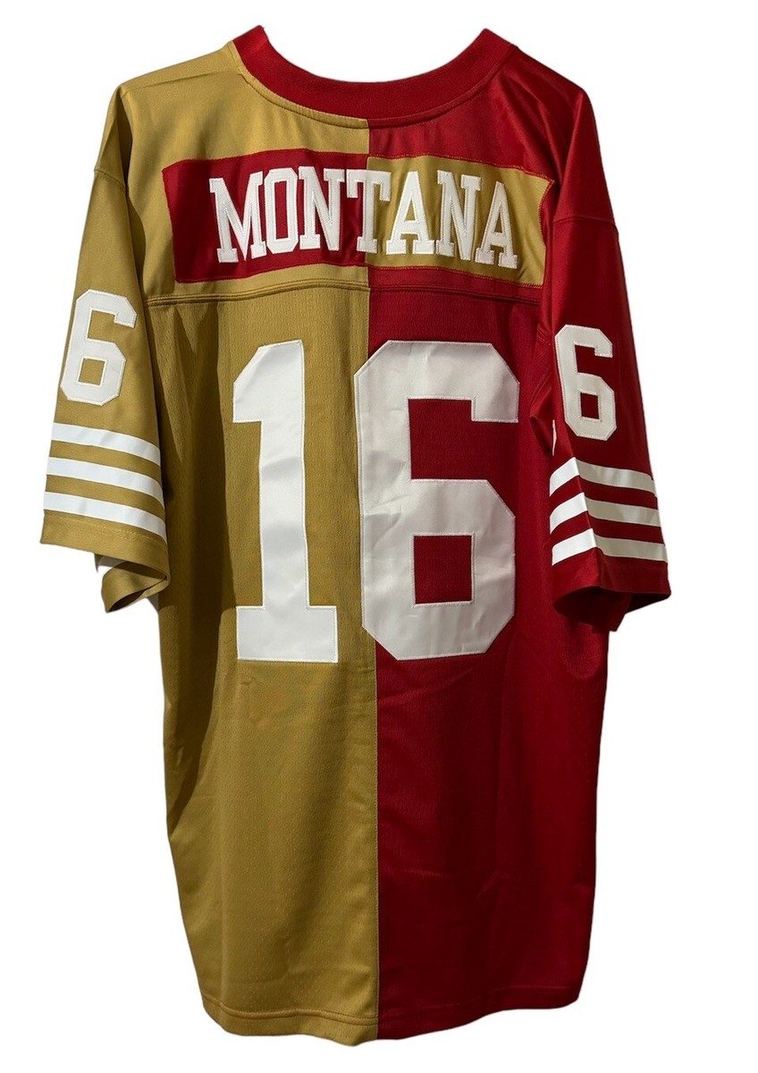 San Francisco 49ers Joe Montana Mitchell & Ness Big & Tall Split