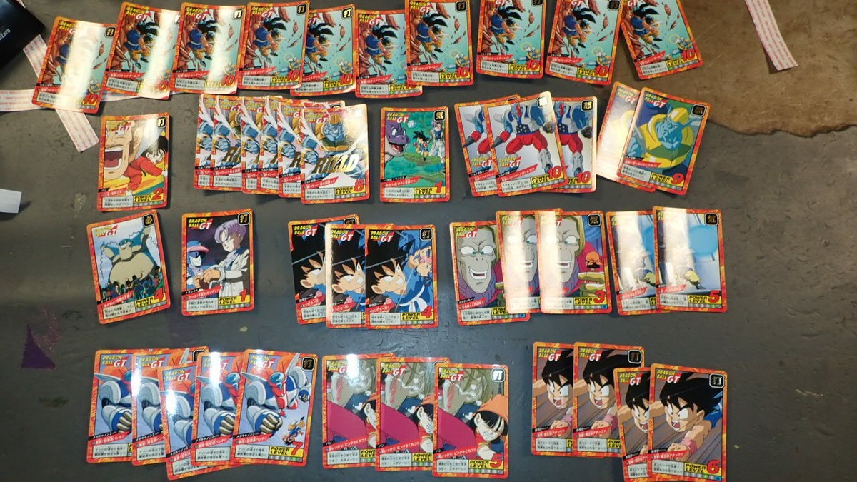 46 Dragonball Z GT Artbox Trading Card Bandai Japan packs Dragon