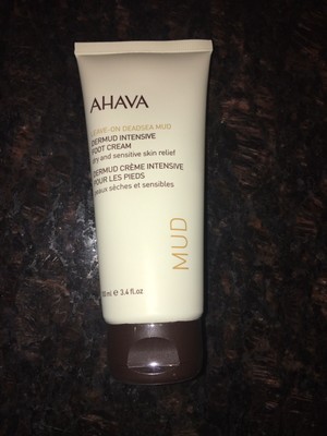 SEALED AHAVA Leave-on Deadsea Mud DERMUD Intensive Foot Cream FULL SZ FabFitFun