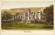 Roxburghshire, Scotland - UNITED KINGDOM - Melrose Abbey -  ARCHITECTURE