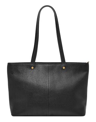 FOSSIL Jessie Top Zip Tote Schultertasche Tasche Black schwarz Neu