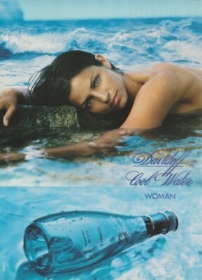 Davidoff Cool Water Woman Paper Advertising - Advertising Paper