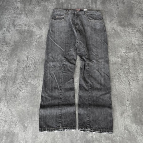 Vintage Y2K Quiksilver Faded Grey Baggy Grunge Opium Denim Jeans