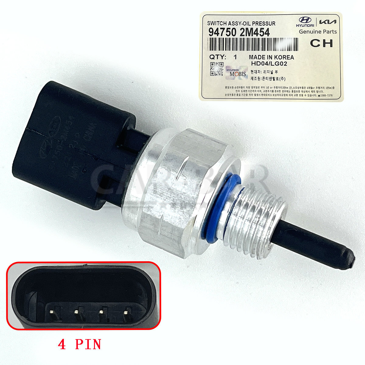 ENGINE OIL PRESSURE SWITCH for 2020-2022 HYUNDAI KIA # 94750-2M454 