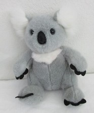 BABW Build-a-Bear Gray White Kuddly Koala Bear Sitting Position 11"