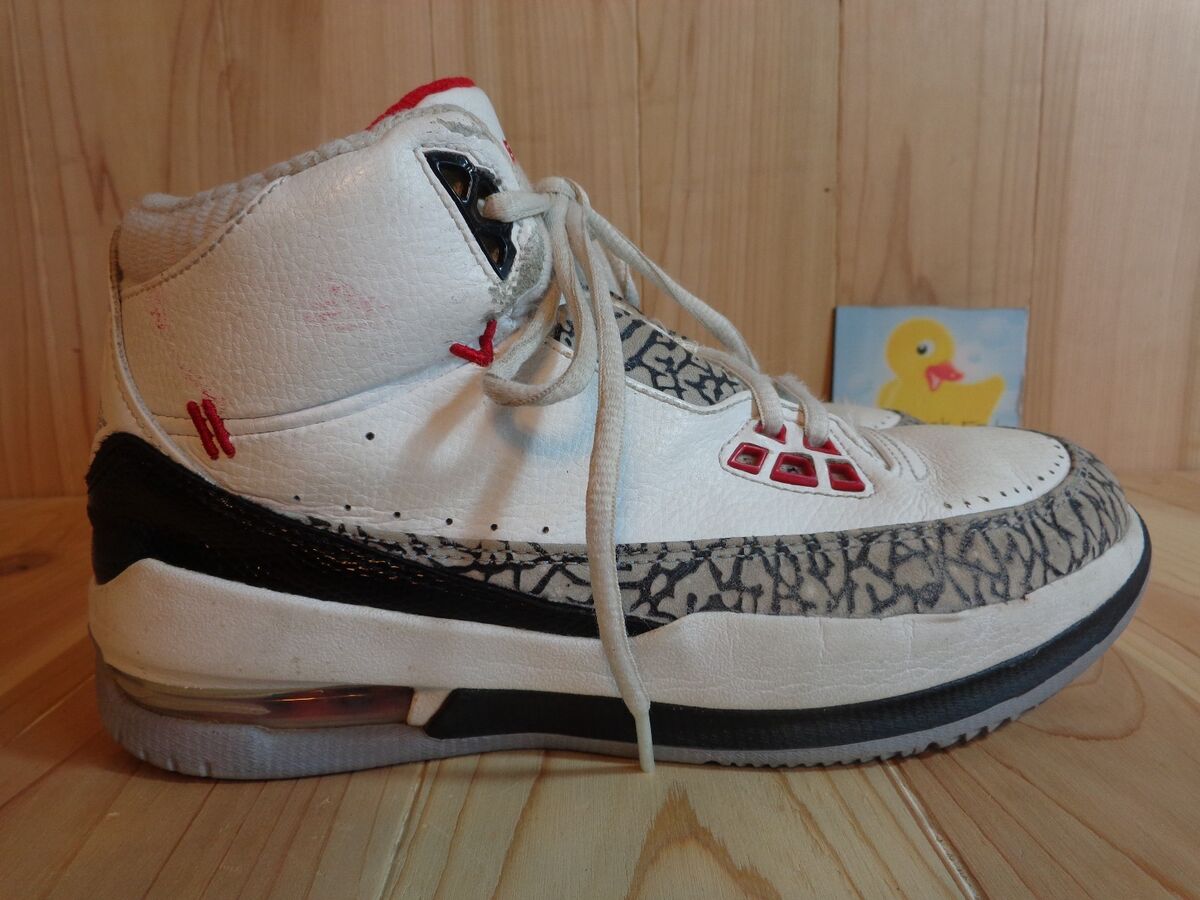 2008 Nike Air Jordan 3 IIV Youth Size 7 White Cement High 2008 Nike Air Jordan 3 IIV Youth Size 7 White Cement High