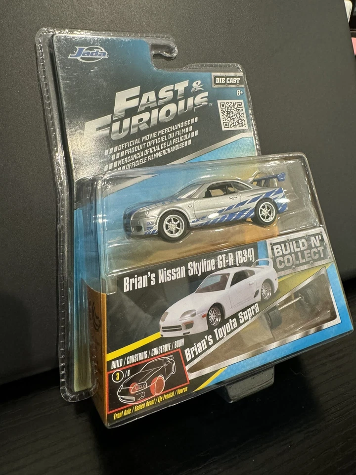 JADA FAST & FURIOUS BUILD N' COLLECT BRIAN'S NISSAN SKYLINE GT-R (R34) Foto 3 de 4