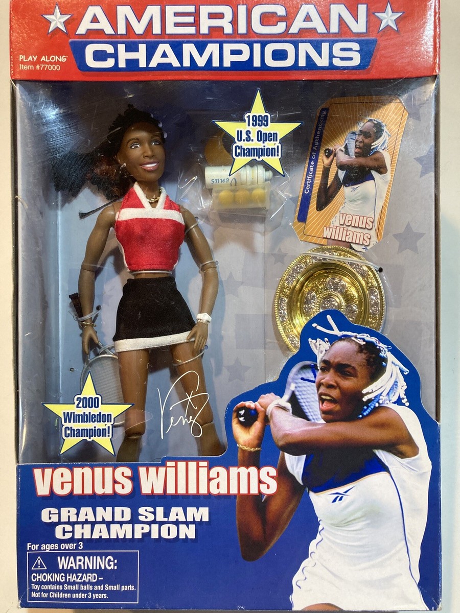 Rare Barbie Size Venus Williams American Champions 1999 US Open