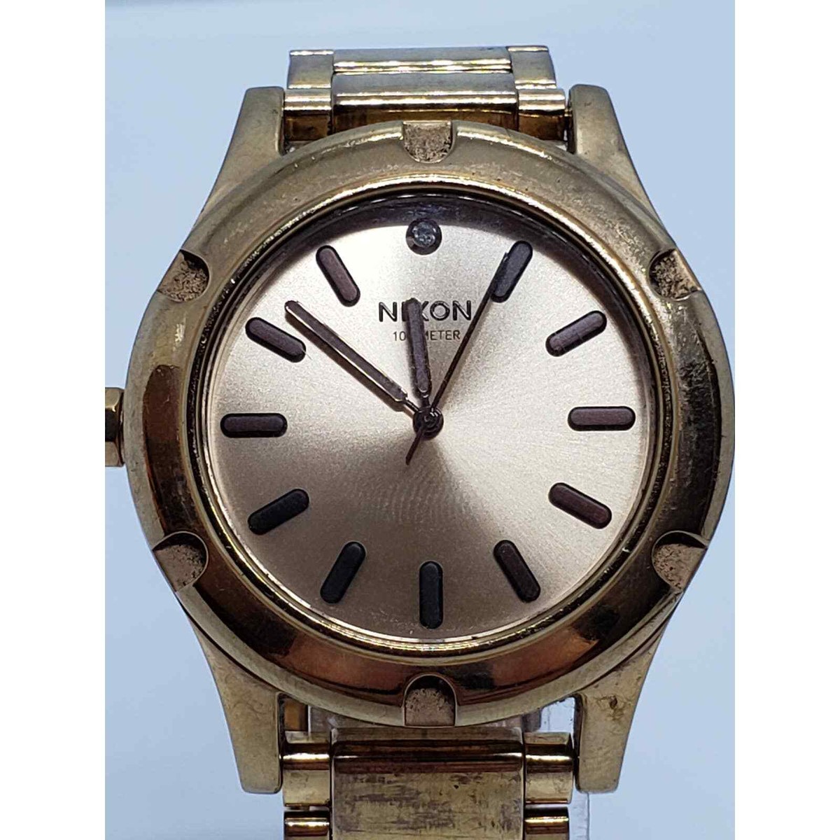 Nixon THE CAMDEN 腕時計 Men's Nixon watch. The Camden. Rose gold face and band