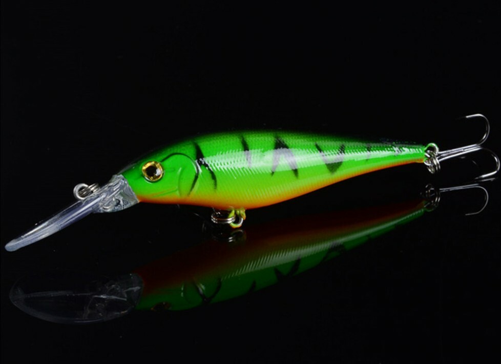 Fishing Lures crankbait Wobbler Lot of 10-pack bass walleye pike minnow  swimbait | eBay