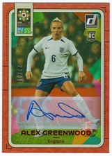 2023 Donruss FIFA Women's World Cup #222 Alex Greenwood RC Auto England Red /99