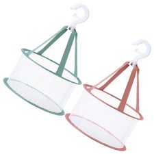 2 Pcs Beauty Egg Drying Net Bag Makeup Sponge Basket Puff Hanger 4.43 per sponge