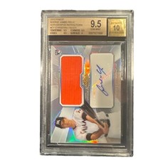 2013 Christian Yelich Finest Jumbo Relic  Rookie Auto REFRACT  BGS 9.5 w 10 Auto