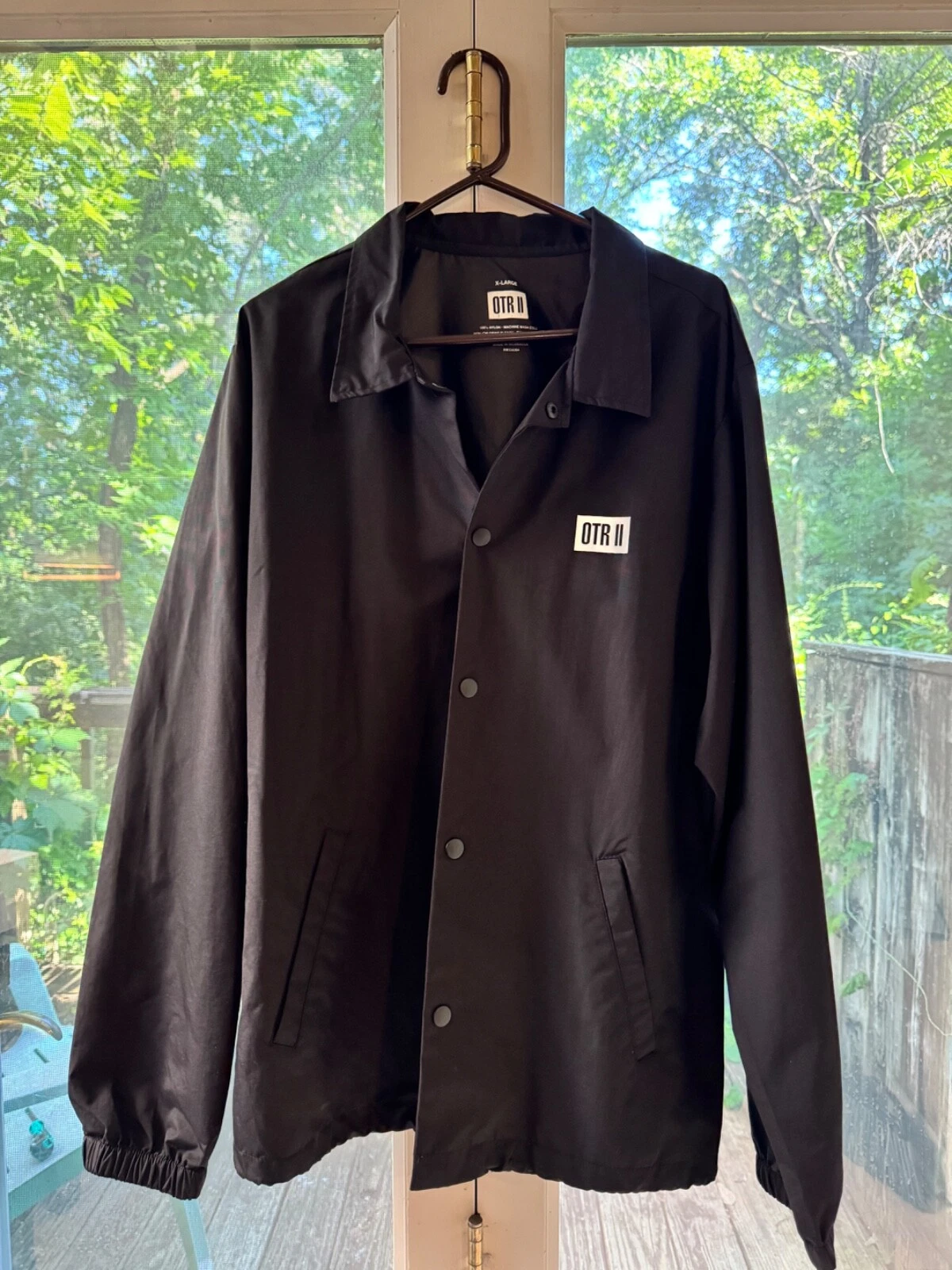 Giacca OTR II Tour Beyoncé Jay Z – Giacca Coach XL Nera – Merchandising Ufficiale 2018