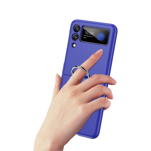 For Samsung Galaxy Z Flip3 5G Shockproof Finger Ring Stand Protective Case Cover - Picture 18 of 42
