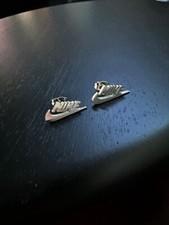 Nike Earrings - Silver Nike Swoosh Earrings - Stud Earrings Tarnish Free