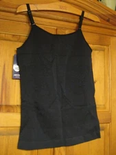 EMPETUA Body Shapewear Scoop Neck Cami Tummy & Waist Control XL Black           