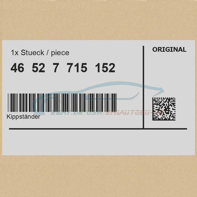 Original BMW 46527715152 - [SUPER PREIS] Kippständer | eBay 