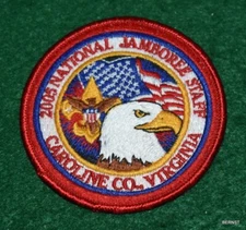 BOY SCOUT 2005 JAMBOREE RED POCKET PATCH