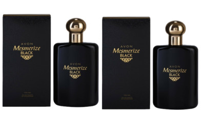 Avon Mesmerize Black for Him Eau de Toilette Spray 3.4 Fl Oz Lot of 2 