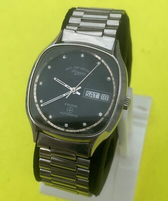 Vintage West End Watch Co Sowar Prima Automatic Swiss Men's Watch