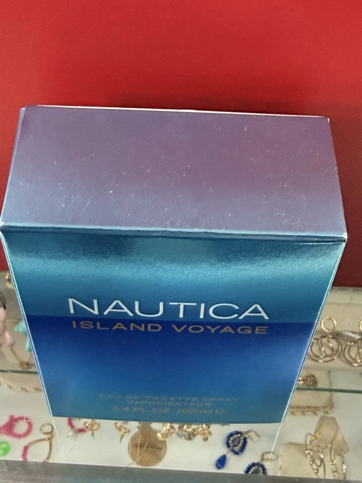 Nautica Island Voyage Eau De Toilette Masculino 3,4 fl. oz 100 ml novo. Descontinuado - Imagem 3 de 4