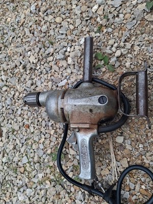 Sioux 161 Corded Electric Drill 110V 525 RPM 1/2in Keyed Chuck + Key
