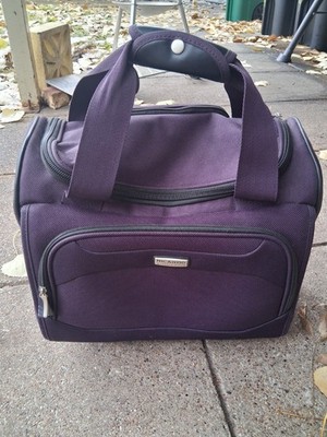 Ricardo Beverly Hills Purple Carry On Luggage Rolling Bag Wheels 16.5''x 14''x 8''