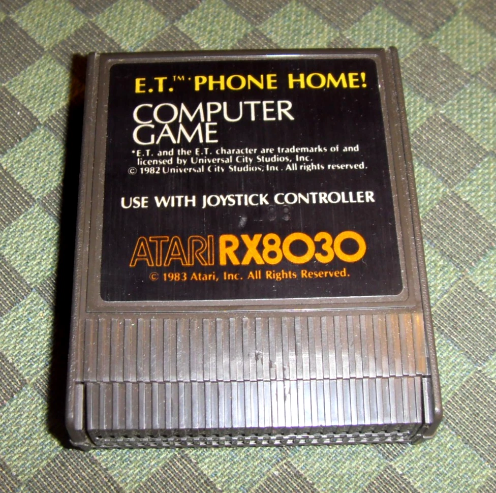 Jeu SILICON Sur Cassette Pour Atari 400/600/800/XL – Vintage Non Testé
