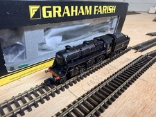 Graham Farish 372-653 BR STANDARD CLASS 4MT 76079 BRLINED BLACK EARlY EMBLEM