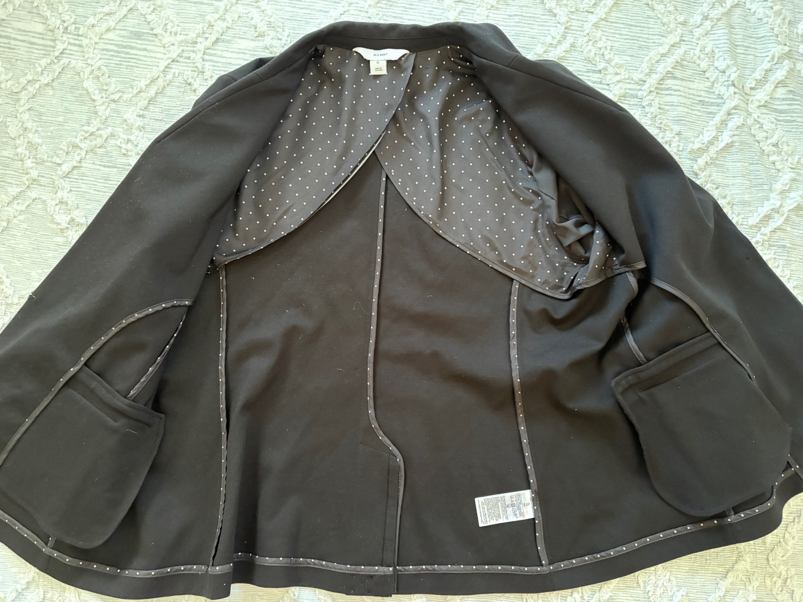 Old Navy Basic Black Blazer Jacket Thick Material… - image 8