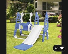 Kids Swing Slide Climber Set Baby Toddler Garden Indoor Outdoor Playground Toy