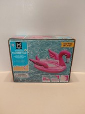 Member  s Mark Oversized Flamingo Ride-On Pool Float Pink Inflatable Floatie NEW
