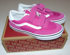 NWB Girls VANS OFF THE WALL Brooklyn LS V Sneakers Size 2 Super Cute FS: