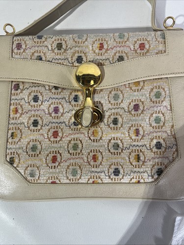 Vintage 60’s Bags by Francois California Handbag Classic Retro w/gold hardware - Picture 11 of 13