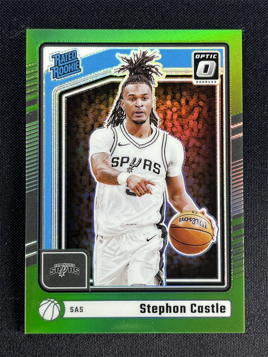 2024-25 Panini Donruss Optic Stephon Castle #254 Lime Green Rated Rookie RC /149