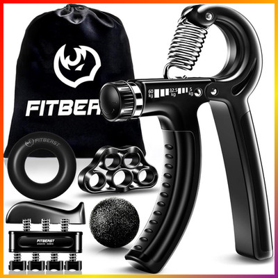 Handtrainer Grip Strength Trainer Set 5-teilig Verstellbar Finger Training Gerät