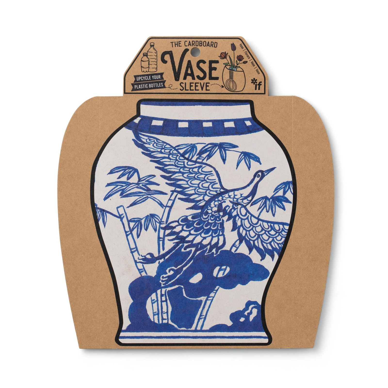 IF Decorative Vase Sleeve - Home decor - upcycle plastic bottles by covering the 2190₽