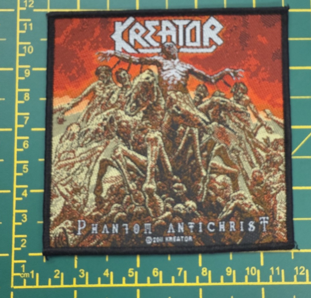 Kreator Phantom Antichrist Woven Sew On Packed Patch Officially Licensed